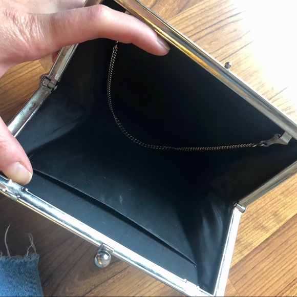 Metallic Silver Bag / Clutch - Picture 2 of 3